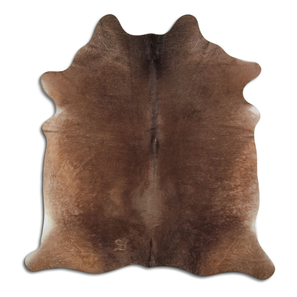 Cowhide Rug Dark Champagne Large