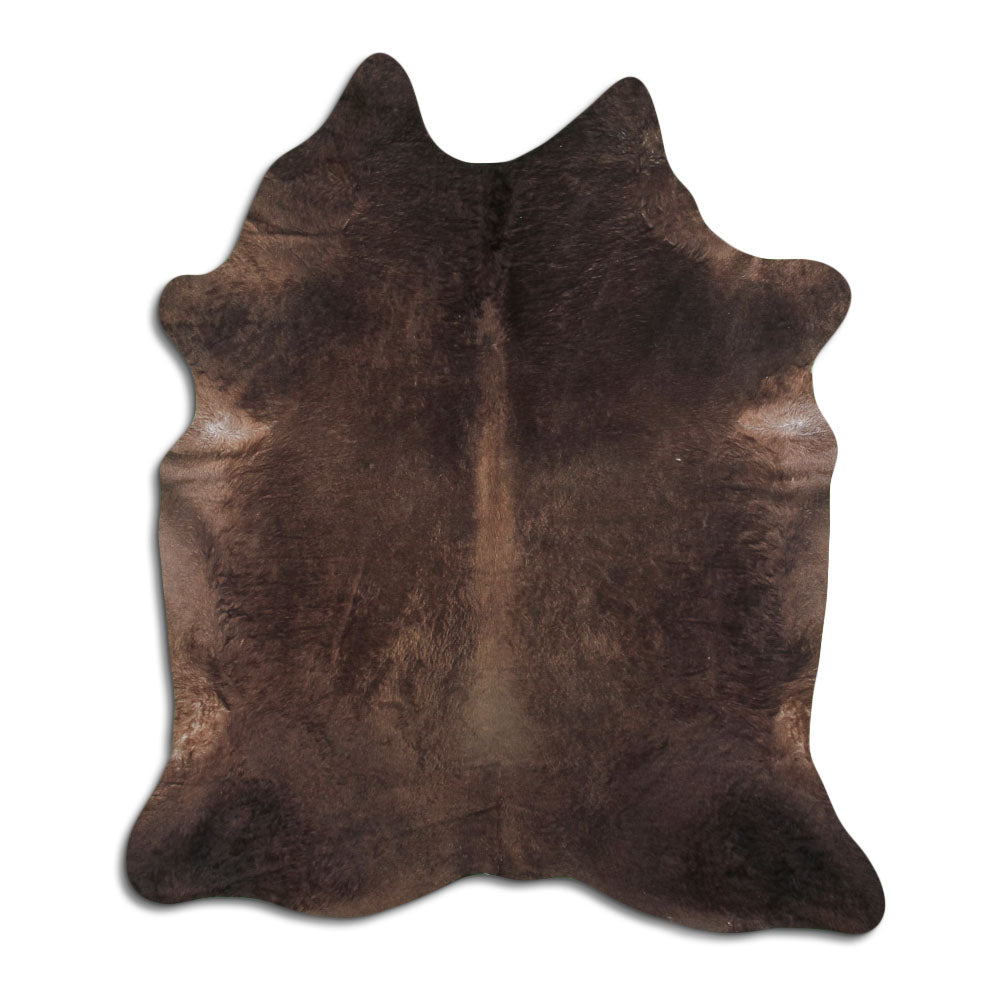 Cowhide Rug Dark Champagne Large