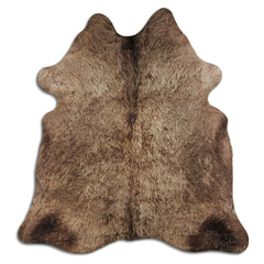 Cowhide Rug Dark Champagne Large