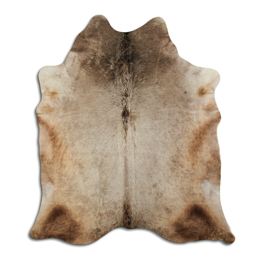 Cowhide Rug Dark Champagne Large