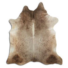 Cowhide Rug Dark Champagne Large