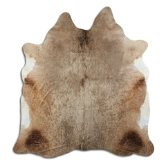 Cowhide Rug Dark Champagne Large