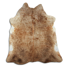 Cowhide Rug Dark Champagne Large