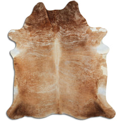 Cowhide Rug Beige Brindle Extra Large (Jumbo)
