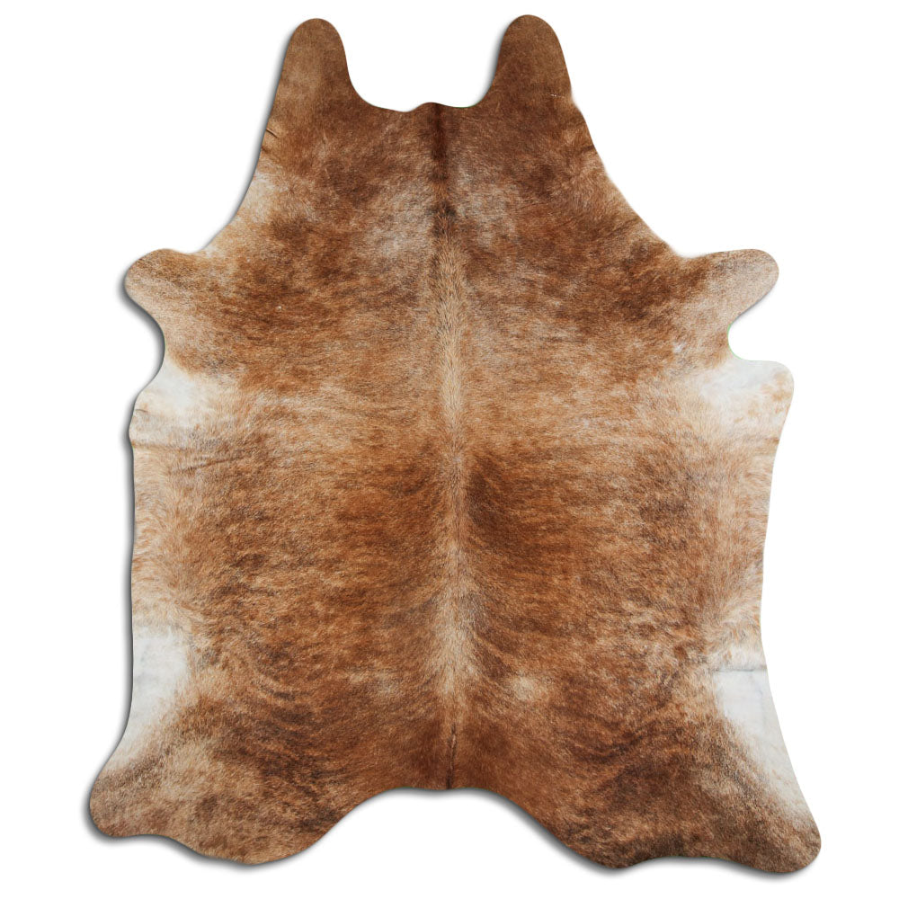 Cowhide Rug Beige Brindle Extra Large (Jumbo)