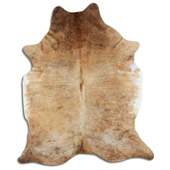 Cowhide Rug Beige Brindle Extra Large (Jumbo)