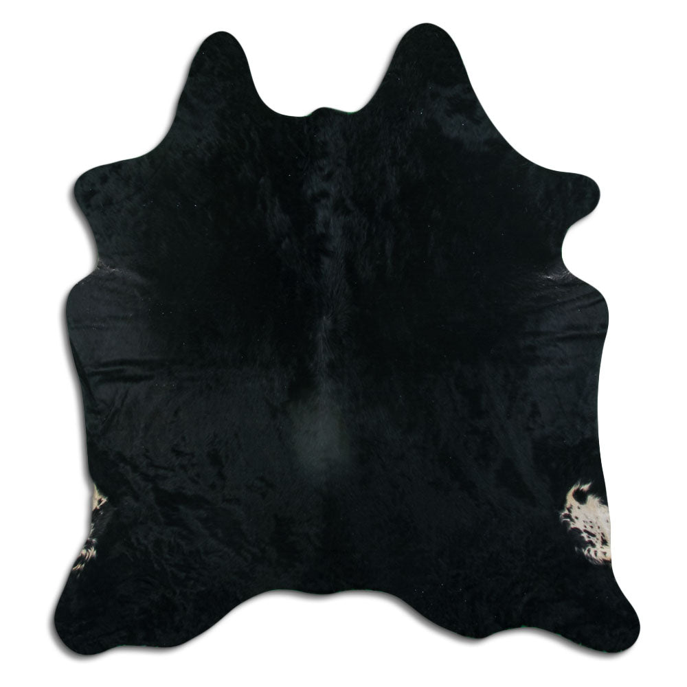 Cowhide Rug Black Large