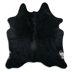 Cowhide Rug Black Large