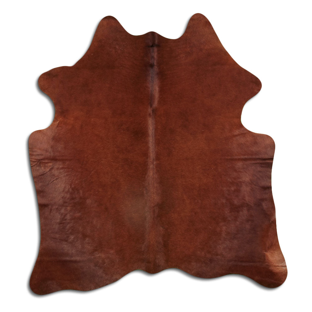 Cowhide Rug Brown Medium