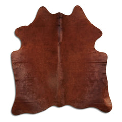 Cowhide Rug Brown Medium