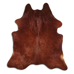 Cowhide Rug Brown Medium
