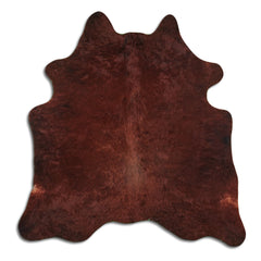 Cowhide Rug Brown Medium