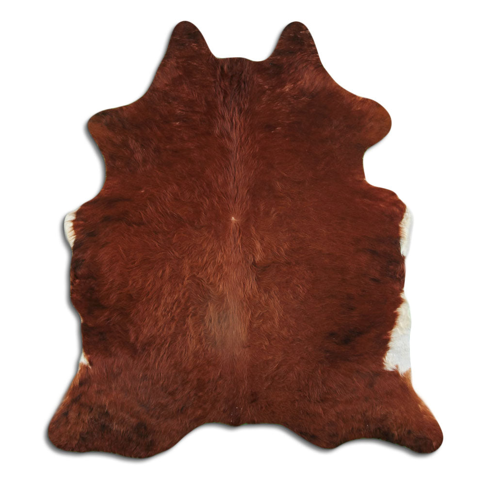 Cowhide Rug Brown Medium