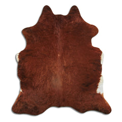 Cowhide Rug Brown Medium
