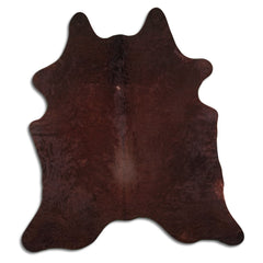 Cowhide Rug Brown Medium