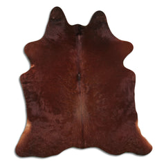 Cowhide Rug Brown Medium