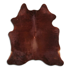 Cowhide Rug Brown Medium