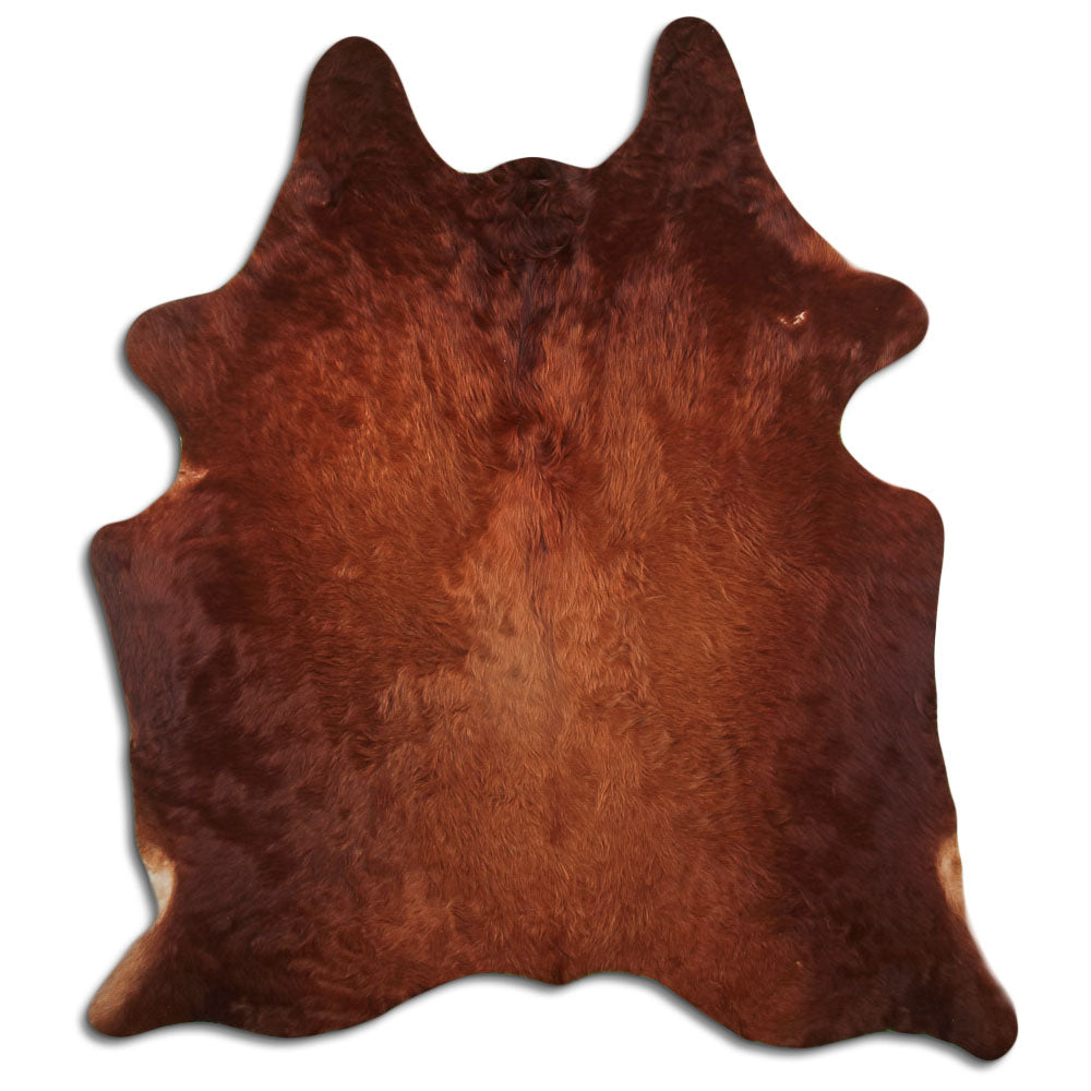 Cowhide Rug Brown Medium