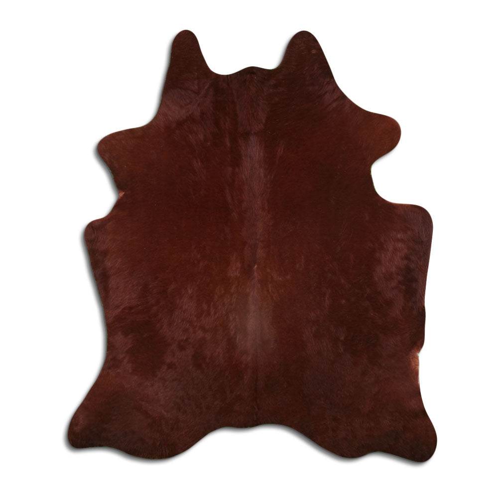Cowhide Rug Brown Medium