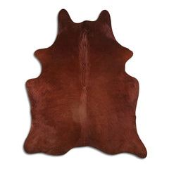 Cowhide Rug Brown Medium