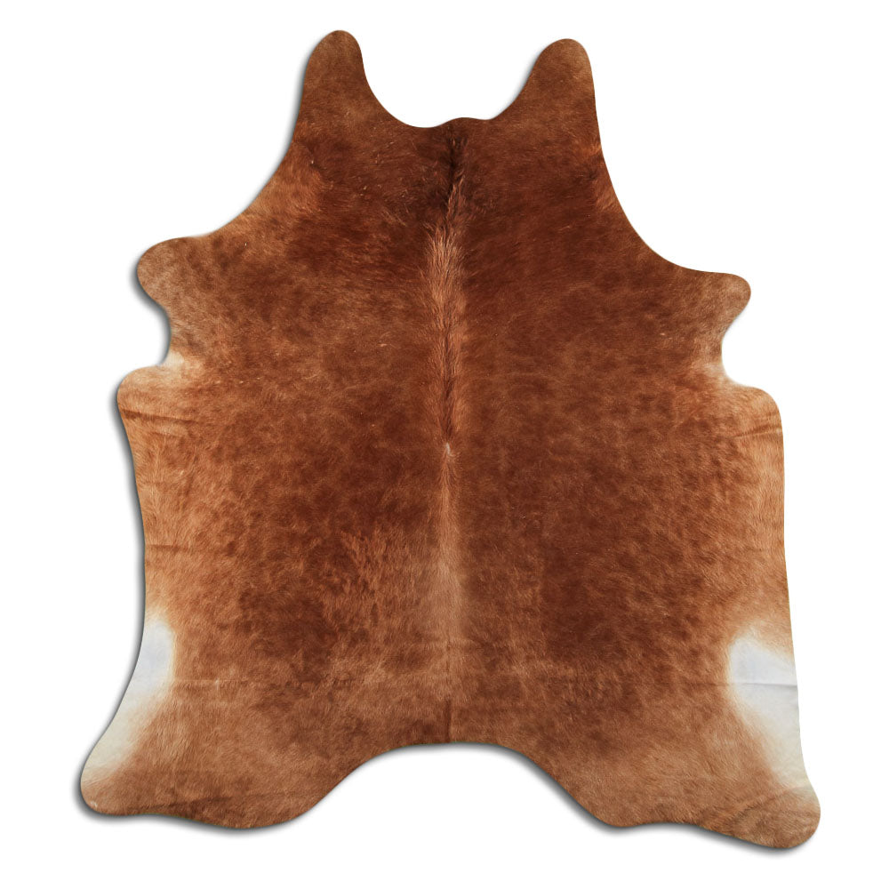 Cowhide Rug Brown Large