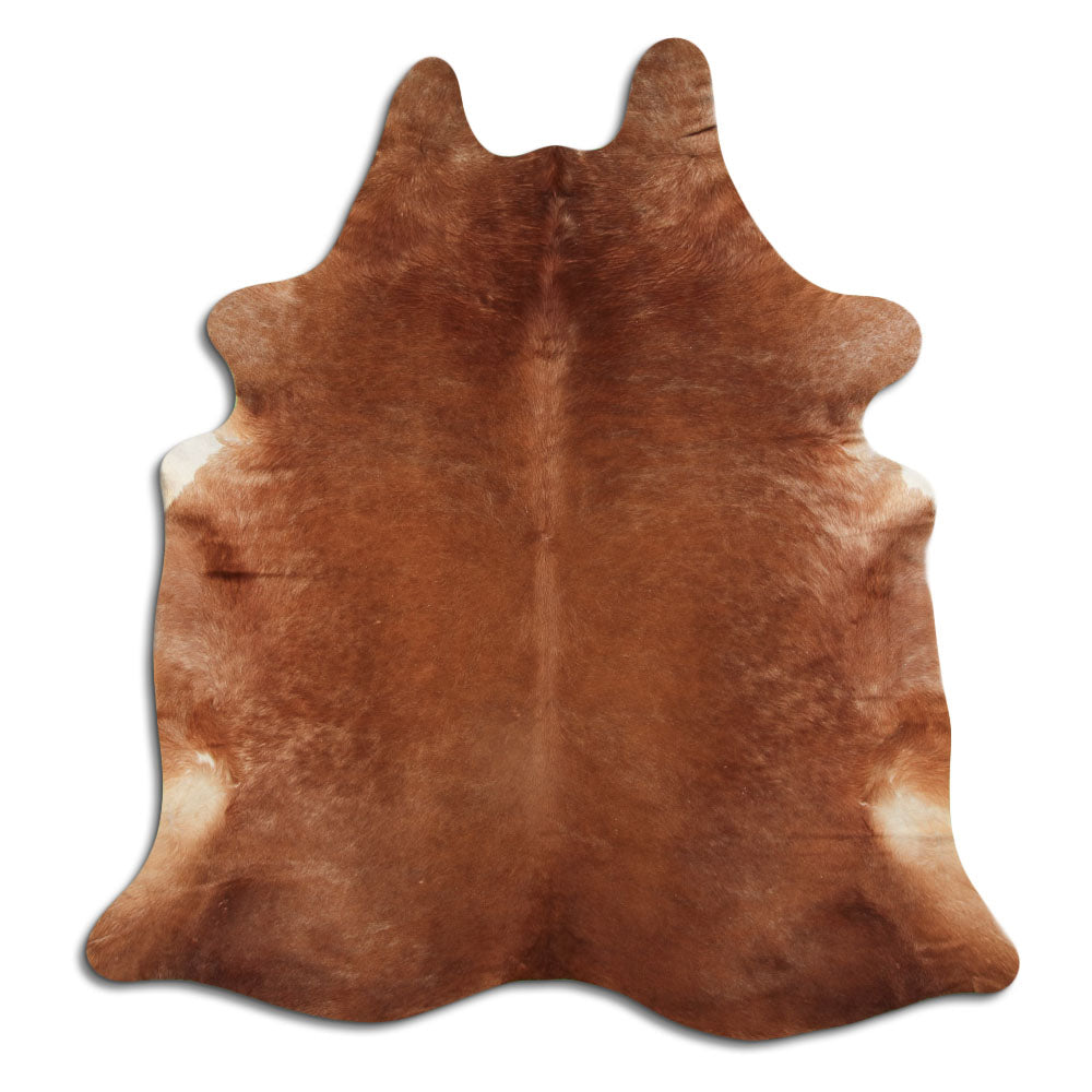 Cowhide Rug Brown Large