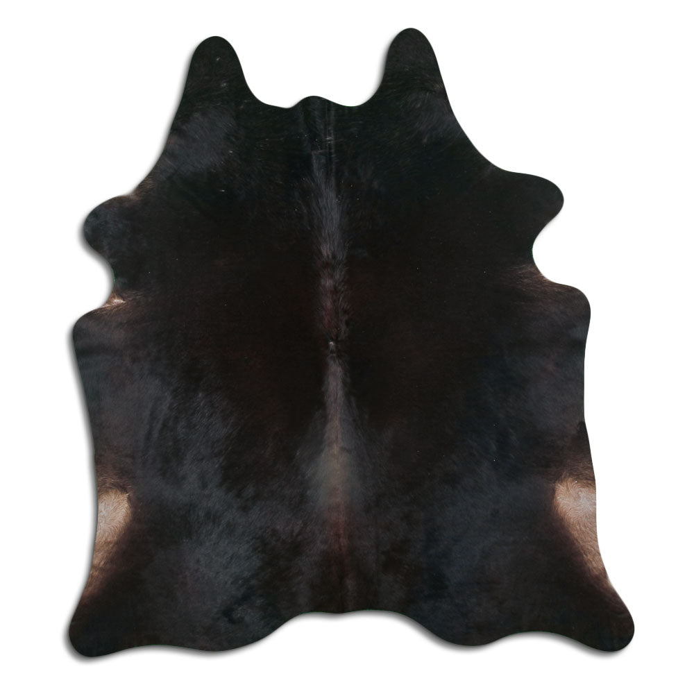 Cowhide Rug Coffee Large