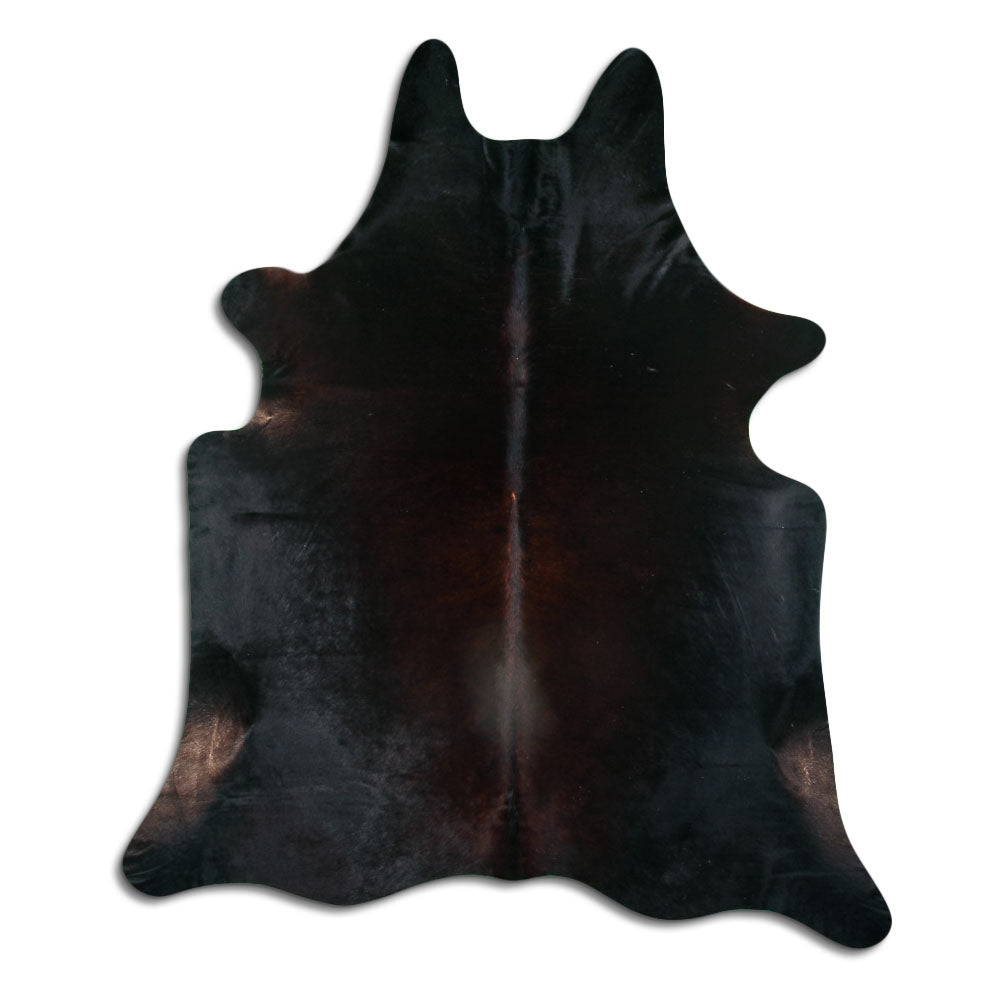 Cowhide Rug Coffee Large