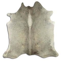 Cowhide Rug Grey Medium