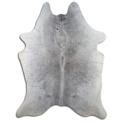 Cowhide Rug Grey Medium