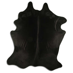 Cowhide Rug Dyed Black Large