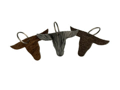 Longhorn Natural Cowhide Keychain