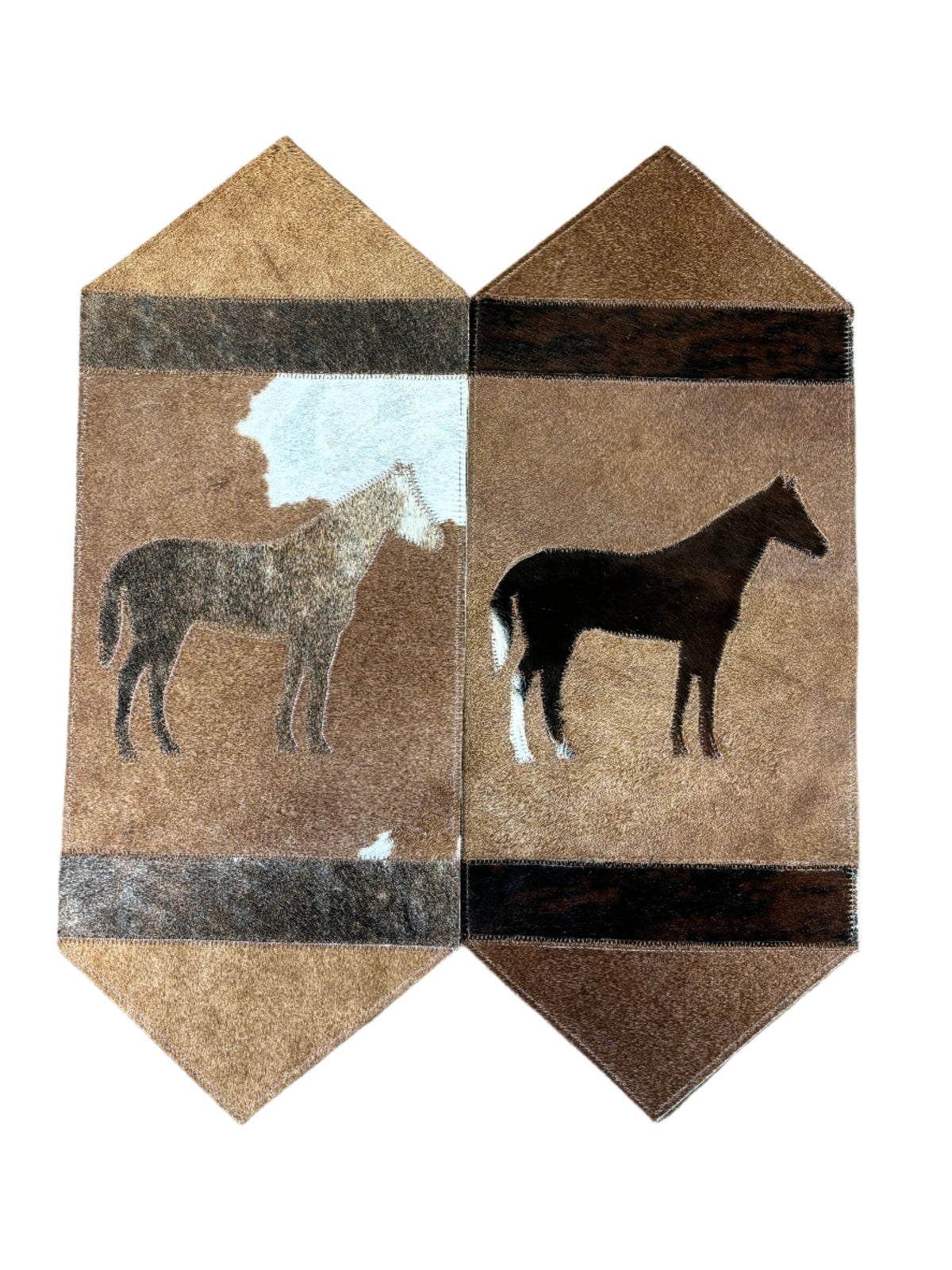 Mini Horse Cowhide Table Runner