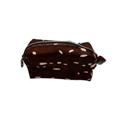 Toiletry Bags Printed Cowhide