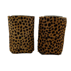 Can Koozie - Natural Cowhide